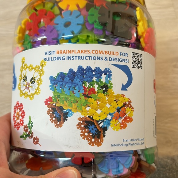 Brain flakes 500 plies pieces building engineering stem toy nwt for kids 5 up - Picture 4 of 8